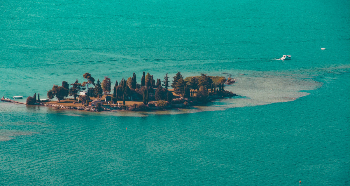 Isola dei Conigli panoramic view