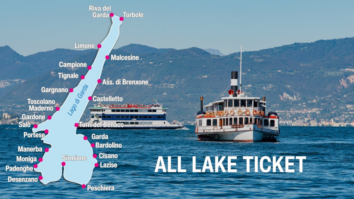Ferry Hop-on Hop-off: All Lake Garda - NAVIGARDA