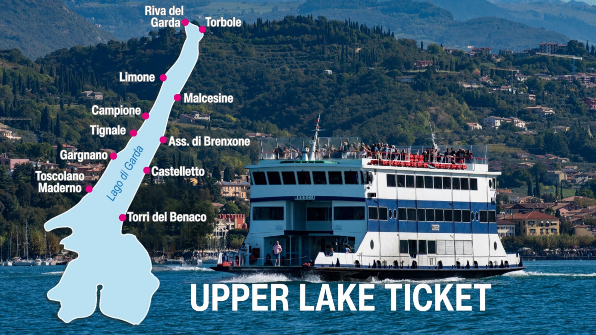 Ferry Hop-On Hop-Off: Upper Lake Garda - NAVIGARDA
